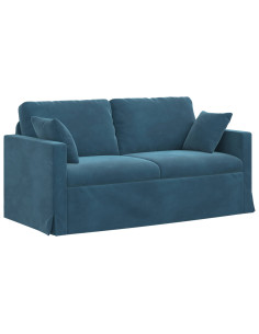 Divano Blu 158 x 78 x 80 cm Velluto 2