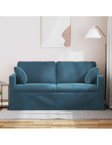 Divano Blu 158 x 78 x 80 cm Velluto
