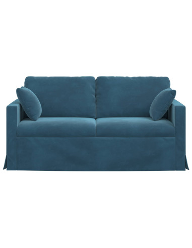 Divano Blu 158 x 78 x 80 cm Velluto