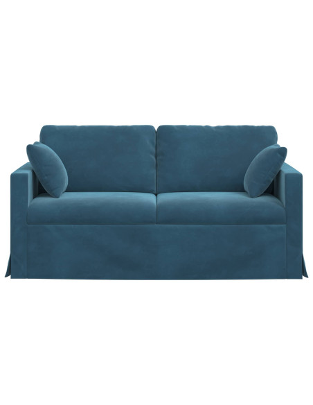 Divano Blu 158 x 78 x 80 cm Velluto