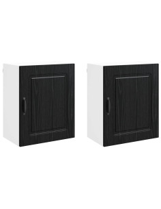 Mobile da cucina Kalmar 2 pcs Rovere Nero 50 x 31 x 60 cm 2