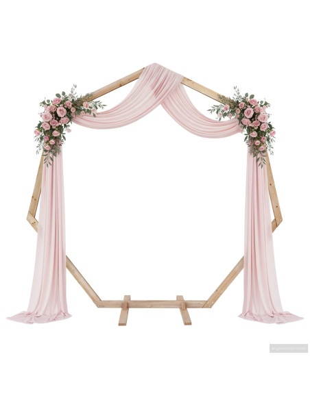 Arco Nuziale Marrone Chiaro 221 x 92 x 216 cm
