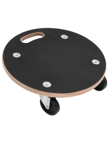 Carrello di Trasporto 6 pcs Grigio Legno compensato