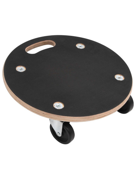 Carrello di Trasporto 6 pcs Grigio Legno compensato