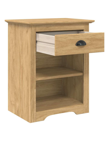 Armadio da Notte BODO Marrone miele 53 x 38,5 x 67 cm