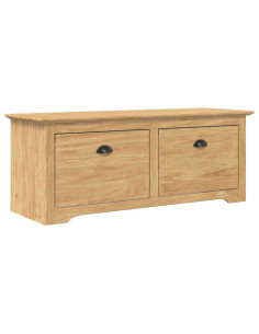 Panchina per corridoio BODO Marrone miele 118 x 40 x 50 cm 2