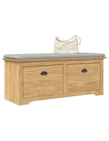 Panchina per corridoio BODO Marrone miele 118 x 40 x 50 cm