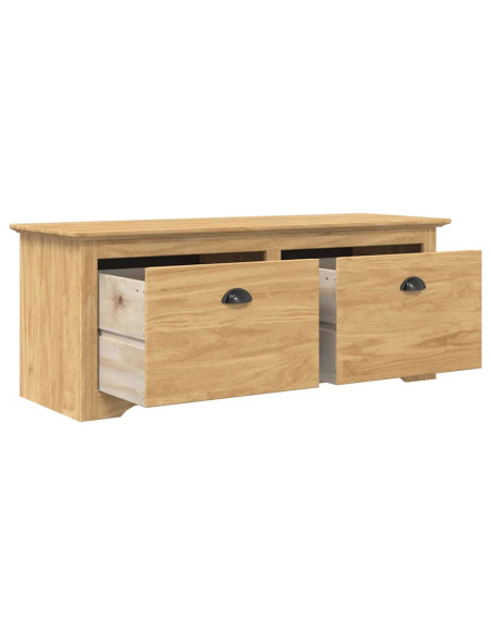Panchina per corridoio BODO Marrone miele 118 x 40 x 50 cm