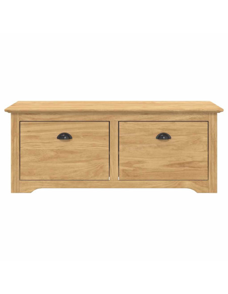 Panchina per corridoio BODO Marrone miele 118 x 40 x 50 cm
