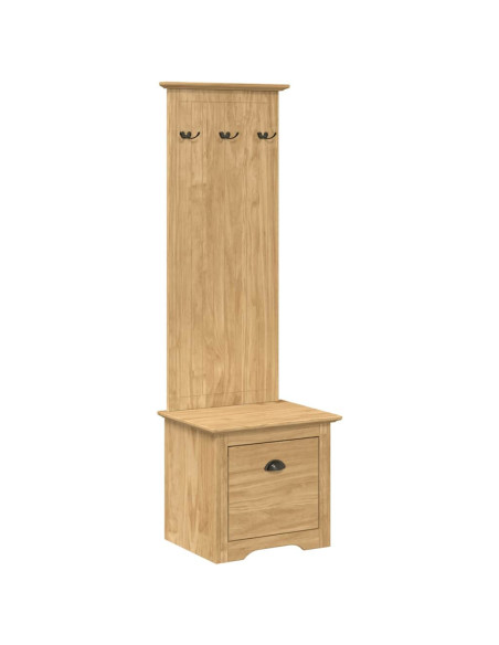 Armadio per corridoio BODO Marrone miele 50 x 40 x 156,7 cm