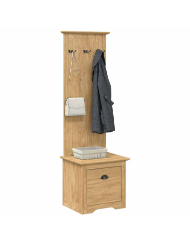 Armadio per corridoio BODO Marrone miele 50 x 40 x 156,7 cm