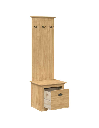 Armadio per corridoio BODO Marrone miele 50 x 40 x 156,7 cm