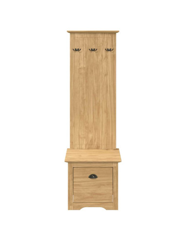 Armadio per corridoio BODO Marrone miele 50 x 40 x 156,7 cm