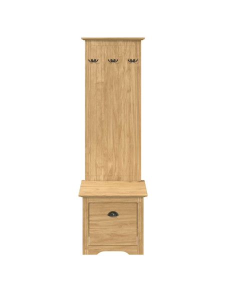 Armadio per corridoio BODO Marrone miele 50 x 40 x 156,7 cm