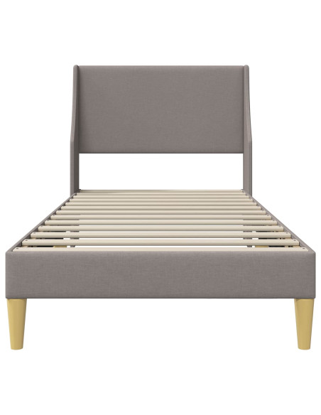 Struttura del letto con testiera Talpa 100 x 200 cm Tessuto