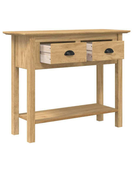 Tavolo consolle BODO Marrone miele 91 x 34.7 x 74 cm