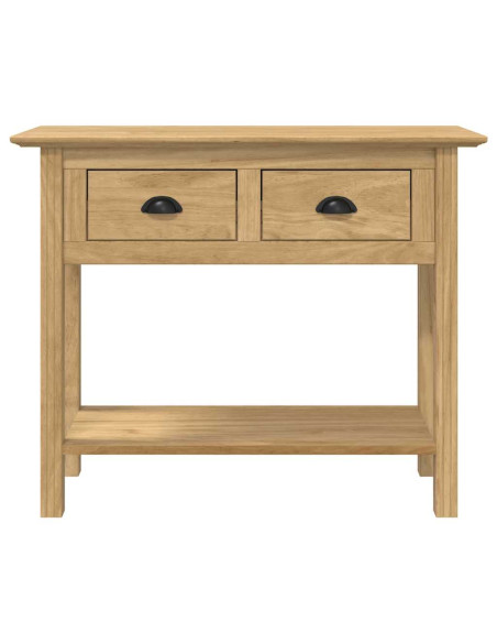 Tavolo consolle BODO Marrone miele 91 x 34.7 x 74 cm