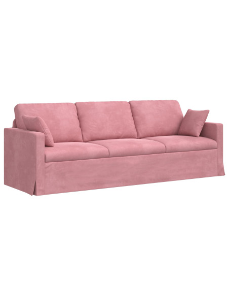 Divano 2 pcs Rosa 228 x 78 x 80 cm Velluto