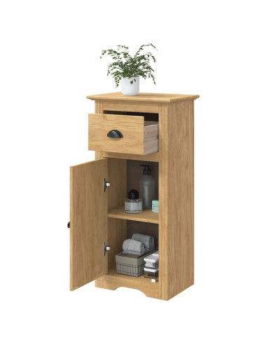 Mobile da Bagno con cassetto BODO Marrone miele 44 x 30 x 90 cm