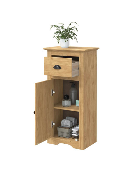 Mobile da Bagno con cassetto BODO Marrone miele 44 x 30 x 90 cm