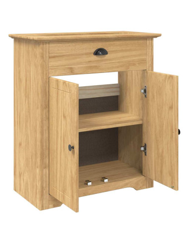 Mobile da Bagno con porta BODO Marrone miele 70 x 35 x 80 cm