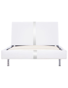 Giroletto senza Materasso Bianco in Similpelle 90x200 cm 2