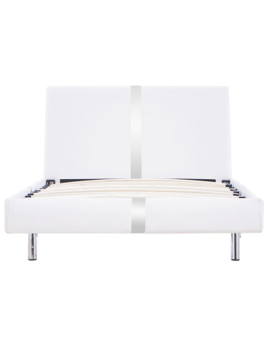 Giroletto senza Materasso Bianco in Similpelle 90x200 cm