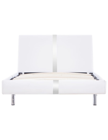 Giroletto senza Materasso Bianco in Similpelle 90x200 cm