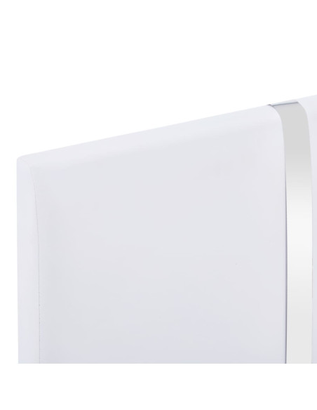 Giroletto senza Materasso Bianco in Similpelle 90x200 cm