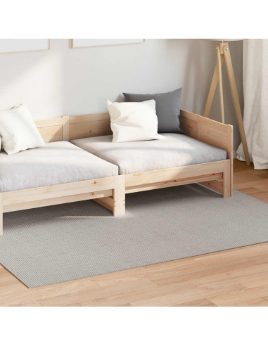 Tappeti per area HUARTE Crema e Grigio 200 x 140 cm Poliestere