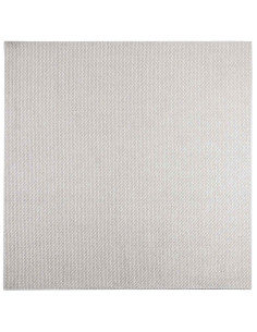 Tappeti per area HUARTE Crema e Grigio 120 x 120 cm Poliestere 2