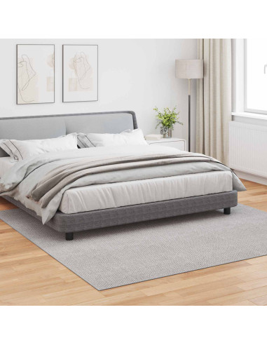 Tappeti per area HUARTE Crema e Grigio 240 x 240 cm Poliestere