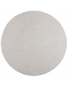 Tappeti per area HUARTE Crema e Grigio Ø 120 CM Poliestere 2
