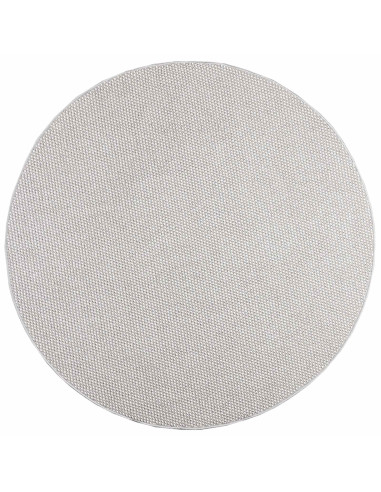 Tappeti per area HUARTE Crema e Grigio Ø 160 CM Poliestere