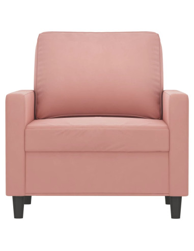 Poltrona Rosa 60 cm Velluto