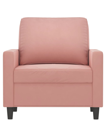 Poltrona Rosa 60 cm Velluto