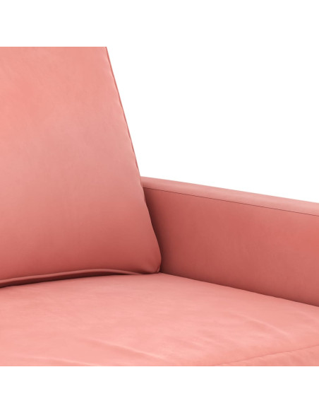 Poltrona Rosa 60 cm Velluto