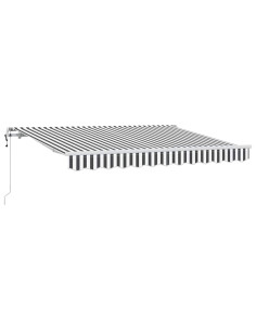 Tenda Retrattile Antracite 300 x 200 cm Tessuto 2