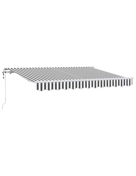 Tenda Retrattile Antracite 300 x 200 cm Tessuto