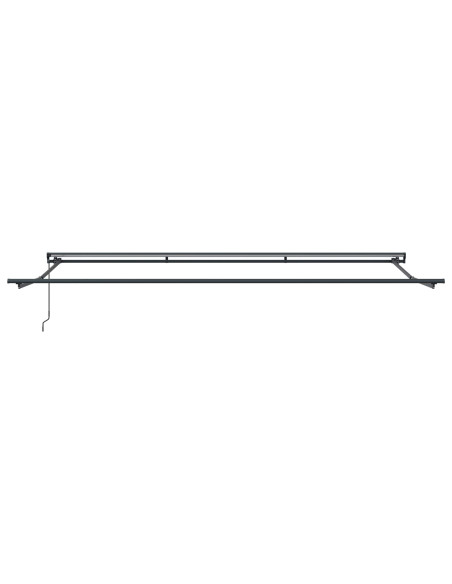 Tenda Retrattile Antracite e Bianco 500 × 300 cm