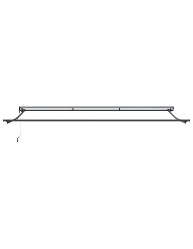 Tenda Retrattile Antracite e Bianco 500 × 300 cm