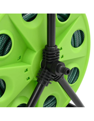 Avvolgitubo Verde Autoportante con Tubo 20 m PVC