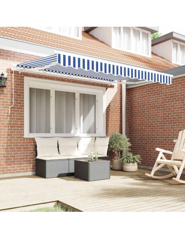 Tenda Retrattile Blu 250 x 200 cm Tessuto