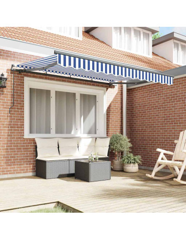Tenda Retrattile Blu 250 x 200 cm Tessuto