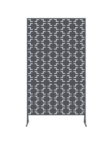 Schermo per Privacy Antracite 100 x 50 x 180 cm Acciaio