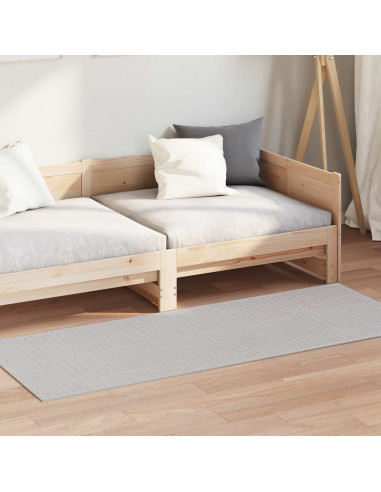Tappeti per area HUARTE Crema e Grigio 150 x 80 cm Poliestere