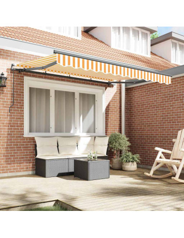 Tenda Retrattile Giallo 250 x 200 cm Tessuto