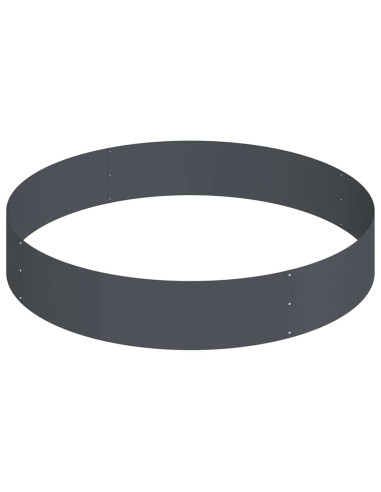 Vaso da giardino Antracite 120 x 120 x 20 cm