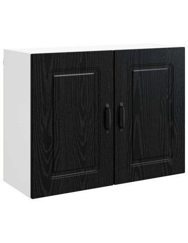 Mobile da cucina con porta Kalmar Rovere Nero 80 x 31 x 60 cm