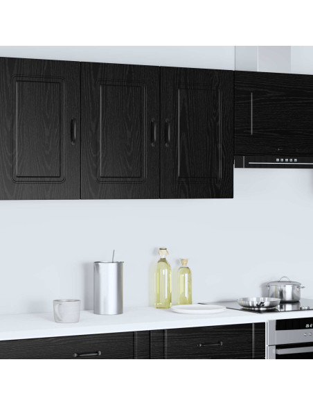 Mobile da cucina con porta Kalmar Rovere Nero 80 x 31 x 60 cm